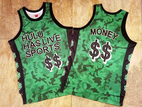 M&N Hulu Mesh green Jersey->nfl dust mask->Sports Accessory
